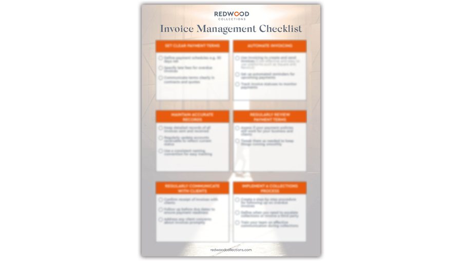 Checklist For Invoice Processing Invoice Management Checklist Download | Redwood Collections