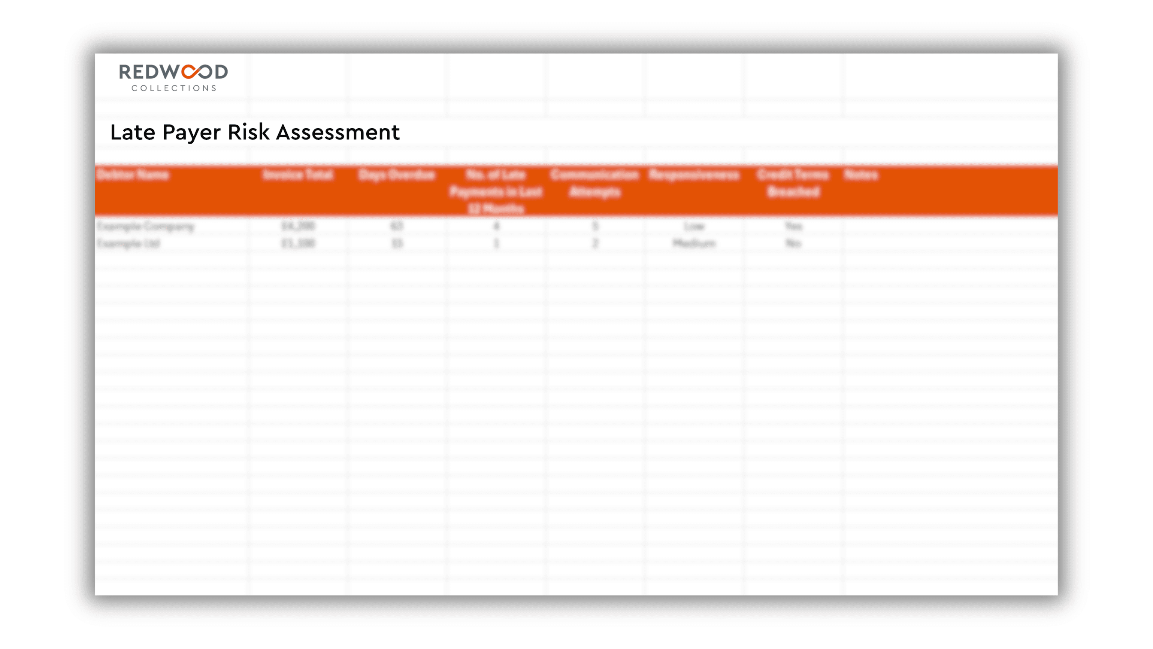 Late payer assessment craft image